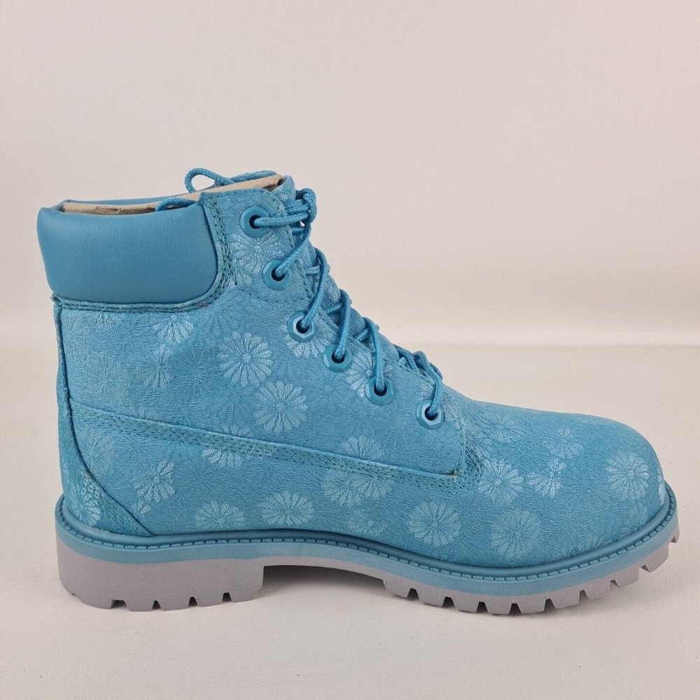 Timberland 6 IN Classic Boots Blue Floral - Picture 3 of 12